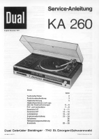 Dual KA-260-Service-Manual 